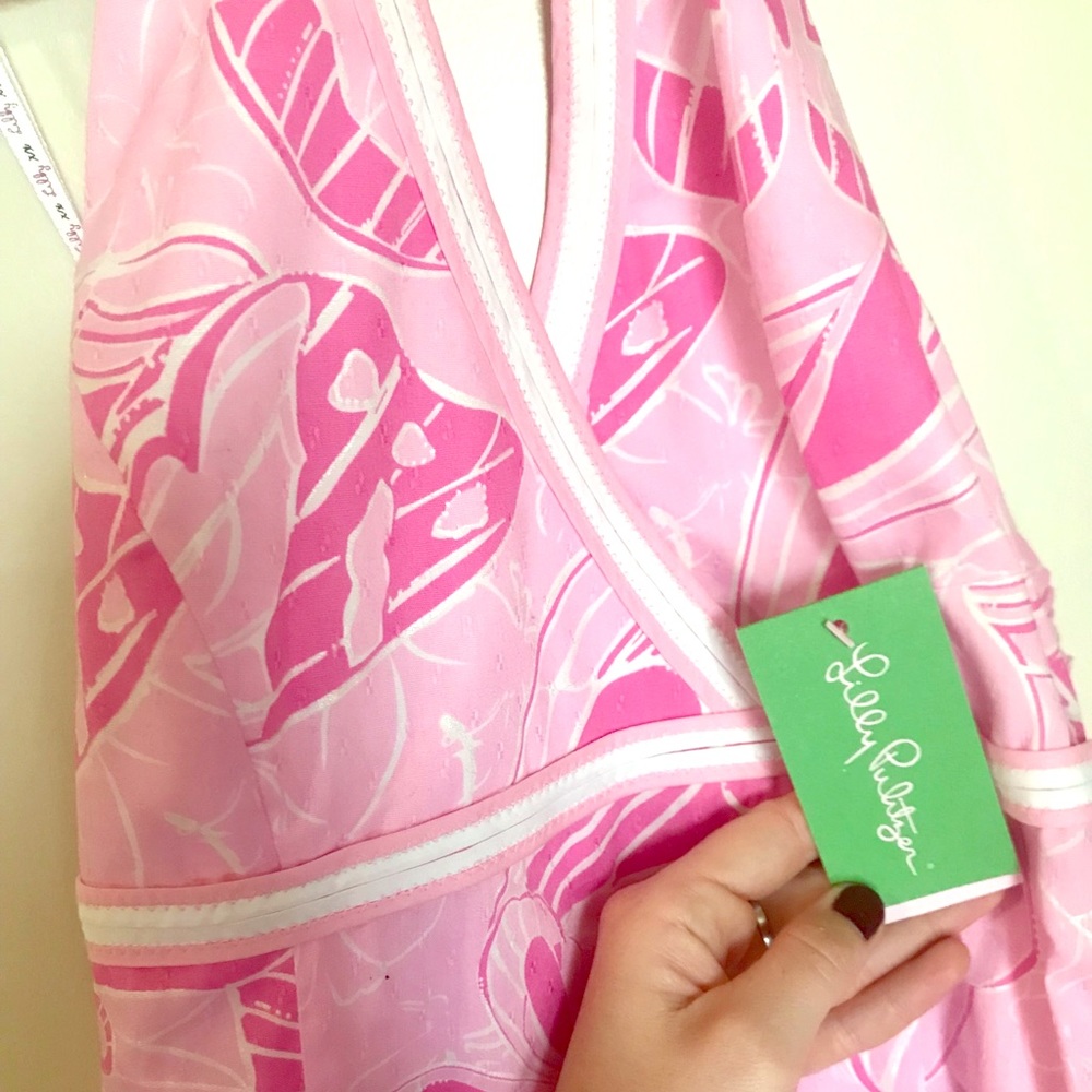 NWT: Lilly Pulitzer Halter (above knee) Dress